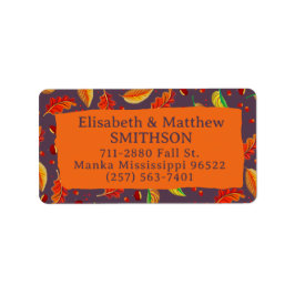 Etiqueta Moderno outono deixa castanhas caem graças