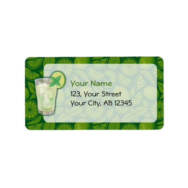 Etiqueta Mojito (Frente)