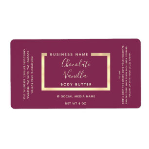 Etiqueta Moldura de ouro para tipografia moderna minimalist