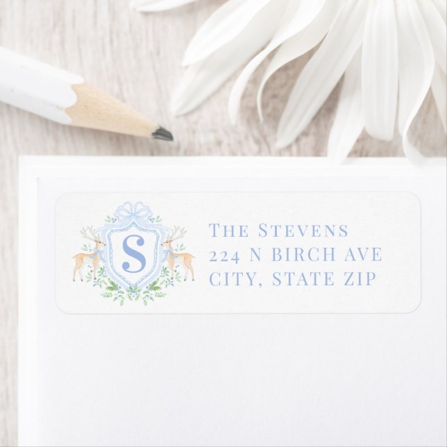 Etiqueta Monograma de Crest Veer de Natal (Insitu)