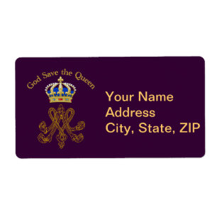 Etiqueta Monograma de Marie Antoinette