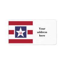 Monograma de Sinalizador Personalizável dos EUA