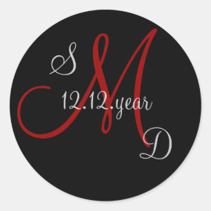 Etiqueta Monograma Personalizada