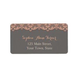 Etiqueta Monograma Personalizado de Localidade da Cinza de 