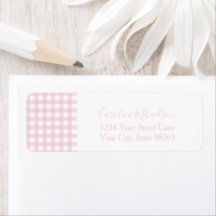 Monograma Xadrez Rosa Personalizado