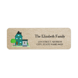 Etiqueta Monogrammed House