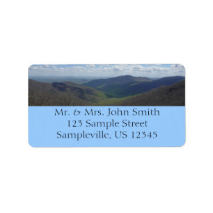 Etiqueta Montanhas Appalachian em Primavera