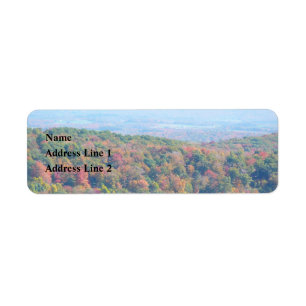 Etiqueta Montanhas Appalachian em queda