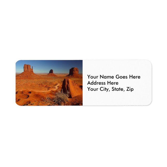 Etiqueta Monument Valley 1 (Frente)