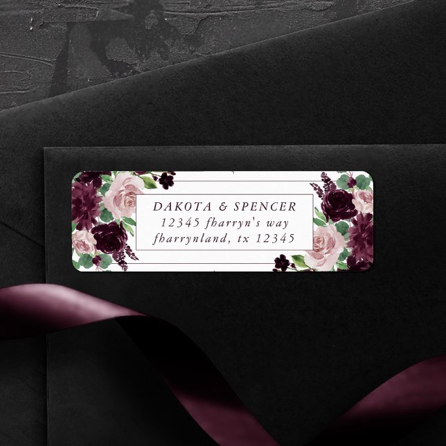 Etiqueta Moody Passions | Drample Purple Rosa Address (Criador carregado)