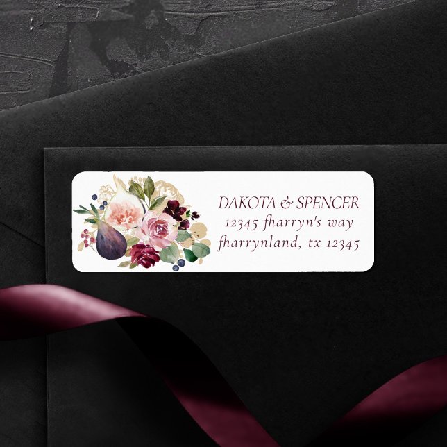 Etiqueta Moody Passions | Drample Purple Rosa Address (Criador carregado)