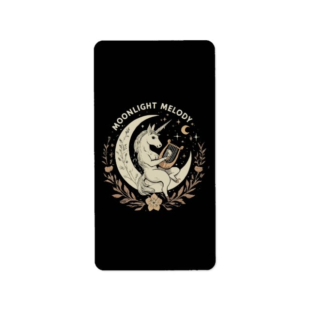 Etiqueta Moonlit Melody (Frente)