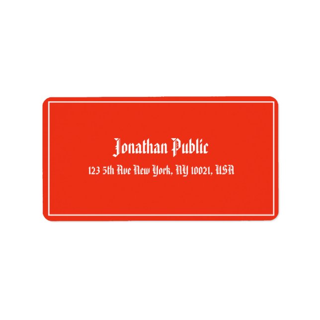 Etiqueta Morada de Modelo da Calligrafia Branca Natal (Frente)