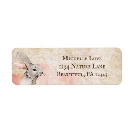 Etiqueta Morada do coelho doce