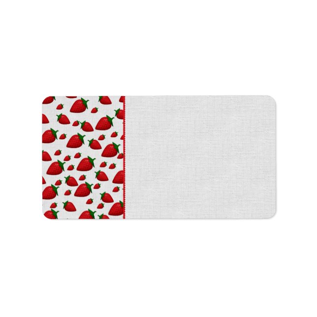 Etiqueta Morangos (Frente)