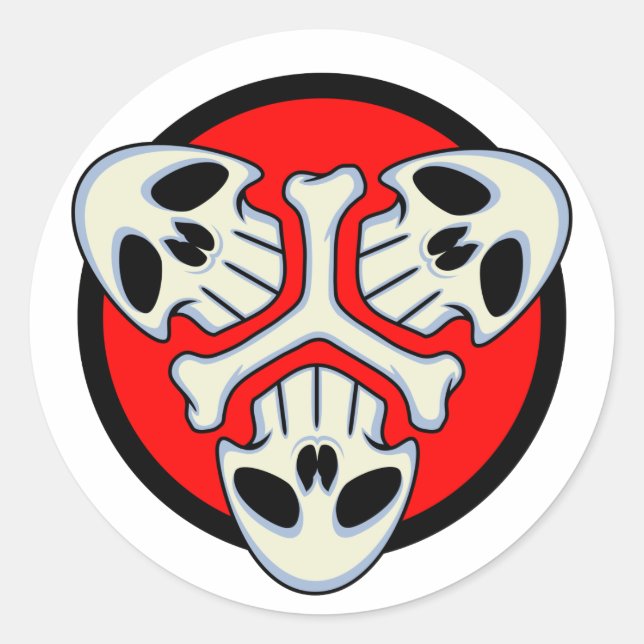 etiqueta mortal tripla (Frente)