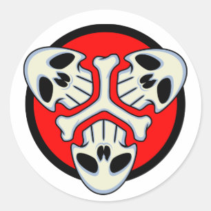 etiqueta mortal tripla