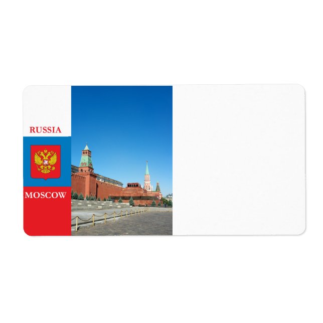 Etiqueta Moscou Kremlin (Frente)