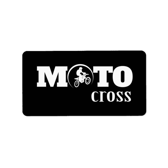 Etiqueta Motocross (Frente)