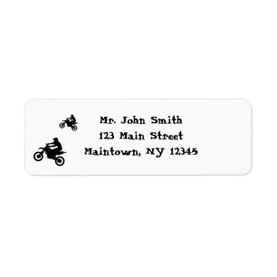 Etiqueta Motocross Racing