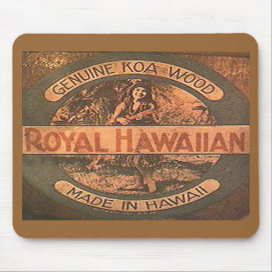 Etiqueta Mousepad do Ukulele do vintage
