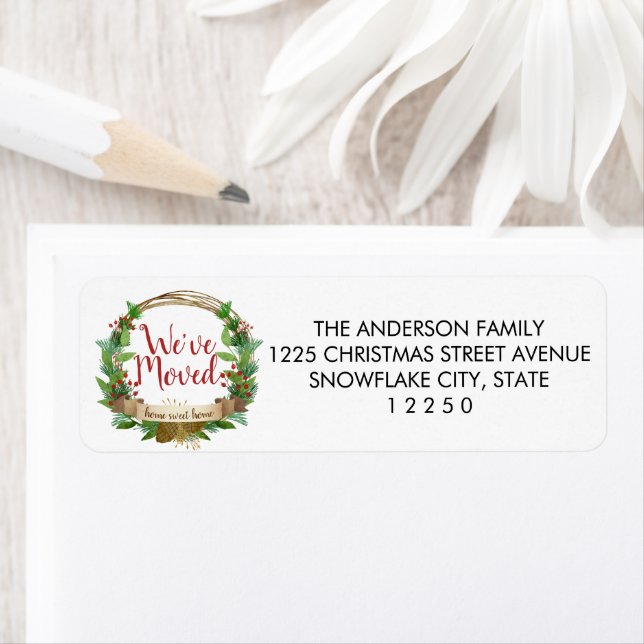 Etiqueta Movimentamos o Natal Moderno Feriado de Terra em M (Insitu)