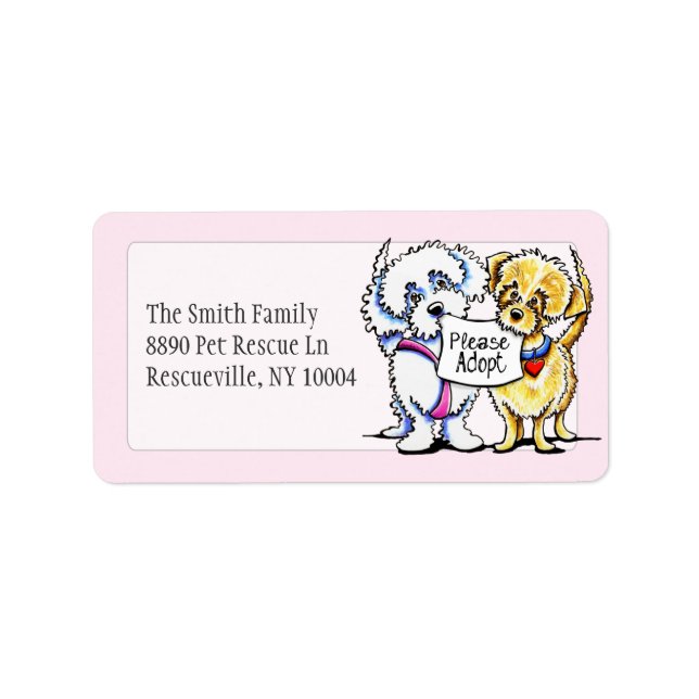 Etiqueta Mudanças Poderosas Adote o Studio Rosa (Frente)