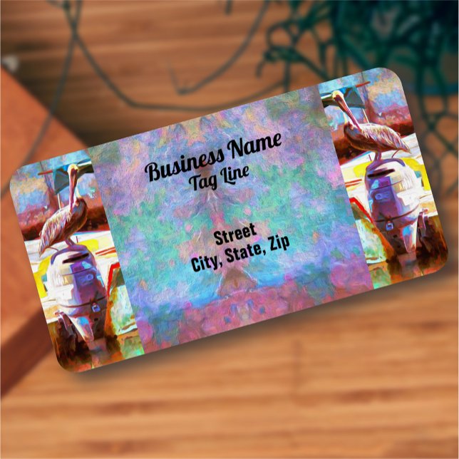 Etiqueta Muelle Los Peines Pelican 0463 Endereço (Criador carregado)