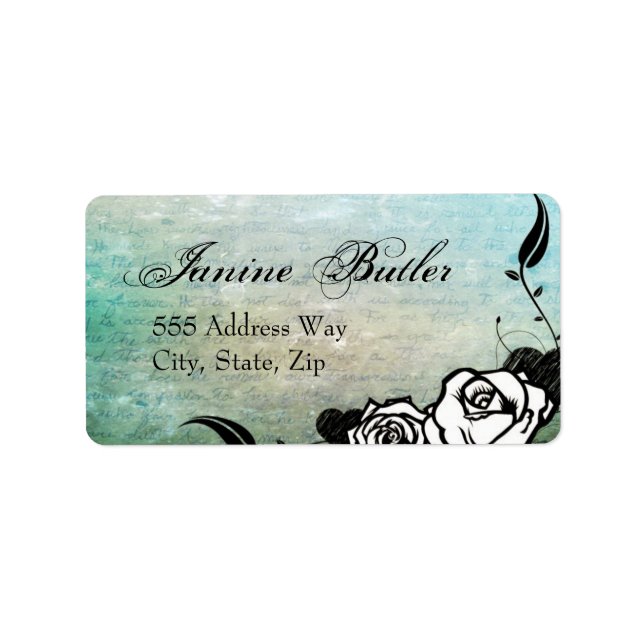 Etiqueta Muerte Day of the Dead Calaveras Sugar Skull Art (Frente)