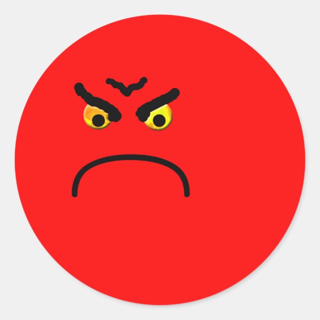 Etiqueta muito irritada (Frente)