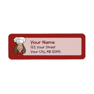 Etiqueta Mulher Chef