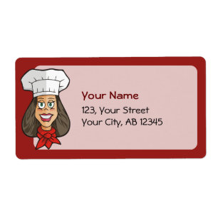 Etiqueta Mulher Chef