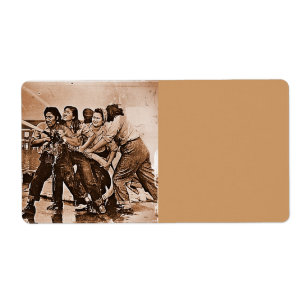 Etiqueta Mulheres sapadores-bombeiros Pearl Harbor o 7 de