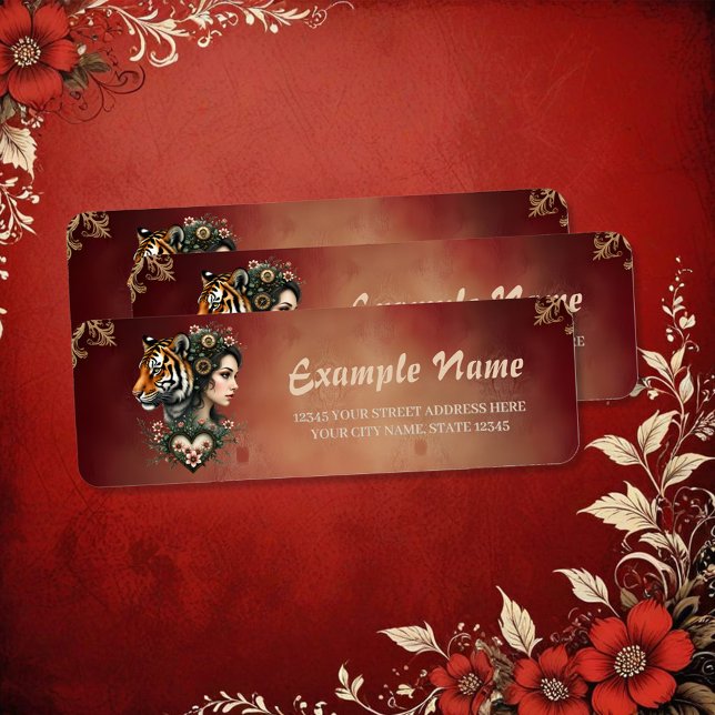 Etiqueta Mundo floral magico: (Criador carregado)