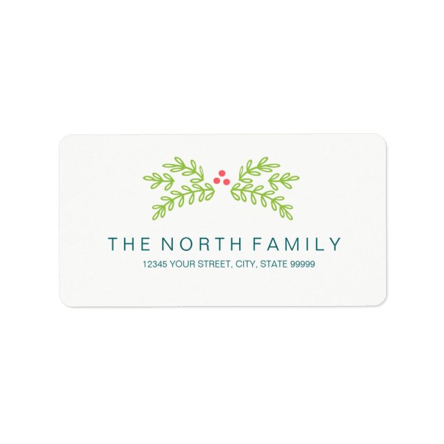 Etiqueta Murmúrio Mágico de Natal ID441 (Frente)