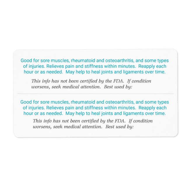 Etiqueta Músculos de tamanho médio (Frente)