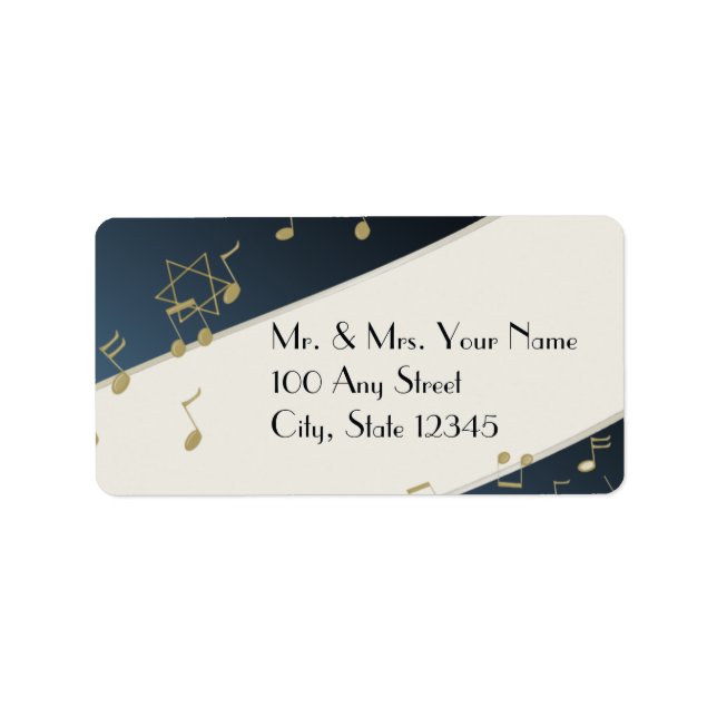 Etiqueta Música no Ar (Frente)