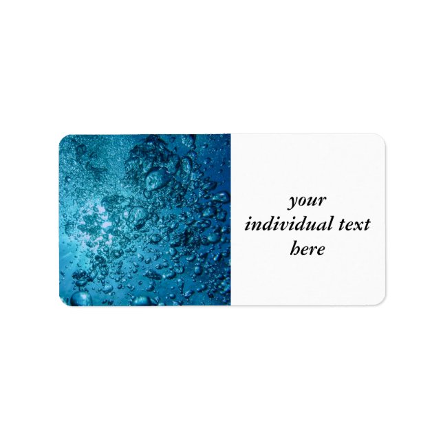 Etiqueta na água 03 (Frente)