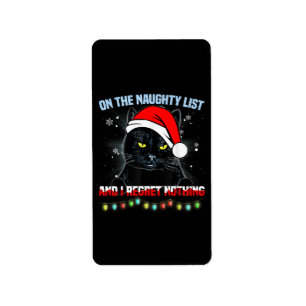 Etiqueta Na Lista Maldita E Eu Não Lamento Nada De Cat Chri