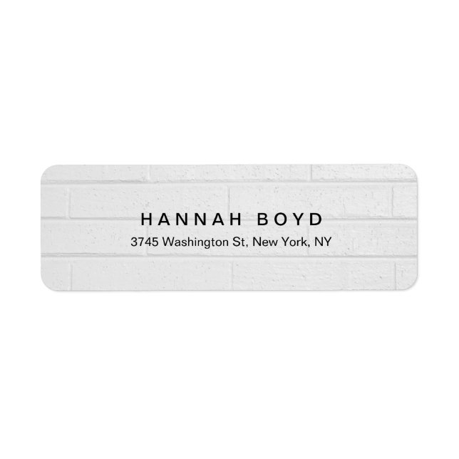 Etiqueta Na moda Creative Cinza Wall Modern Professional (Frente)