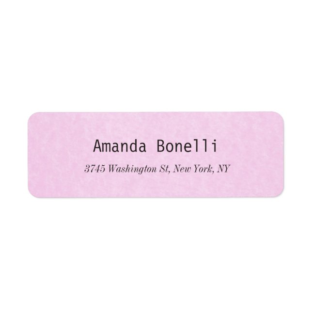 Etiqueta Na moda criativa moderna elegante (Frente)