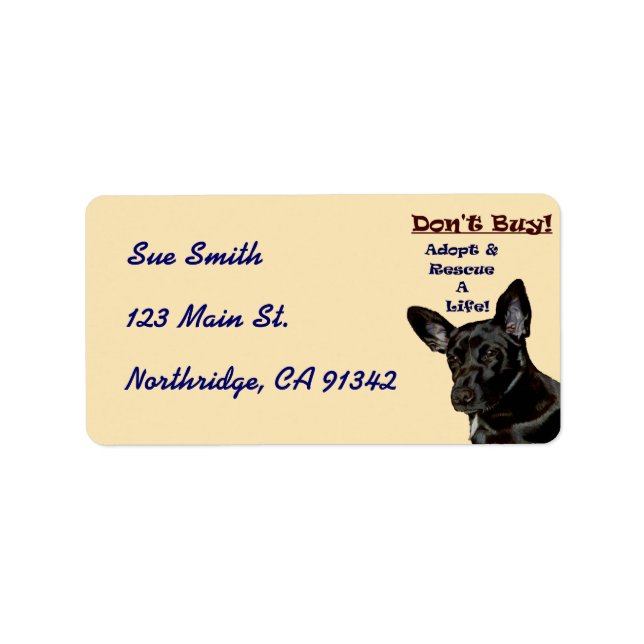 Etiqueta Não Comprar! Adotar Rótulo De Ave Animal (Frente)