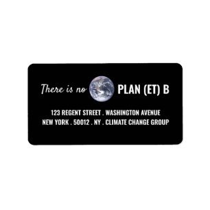 Etiqueta Não existe plano B, alterações climáticas