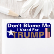 Não me culpe, eu votei no Trump