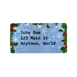 Etiqueta Natal clássico