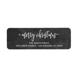 Etiqueta Natal com script