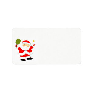 Etiqueta Natal de piclebol
