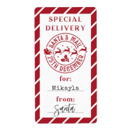 Etiqueta Natal Do Papai noel Gift Sticker