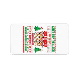 Etiqueta Natal Feliz Natal Para Rebeldes-Presentes