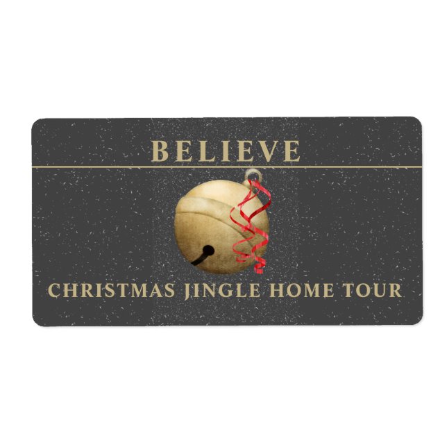 ETIQUETA NATAL HOLIDAY JINGLE BELL (Frente)